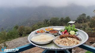 غذای محلی اقامتگاه بوم گردی ریگ چشمه - روستای ریگ چشمه فاضل آباد استان گلستان